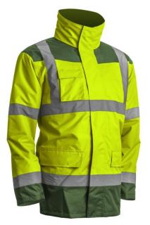 Coverguard Kanata 4/1 Hi-Viz Sárga/Zöld PE Kabát