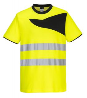 Portwest PW213 PW2 Hi-Vis Póló Sárga-Fekete