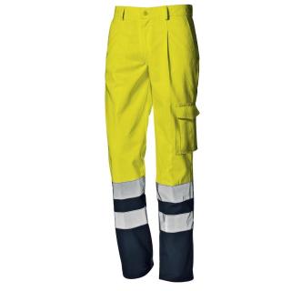 Sir Safety Supertech Munkanadrág Hi-Vis Sárga/kék