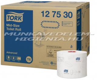 Tork T6 Advanced Kompakt Toalettpapír Tekercs