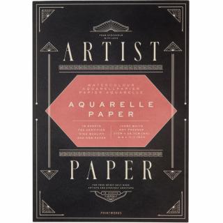 Aquarelle papír blokk ARTIST PAPER, A4, 15 db, Printworks