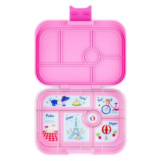 Bento doboz ORIGINAL 6 fifi pink / Paris , 625 ml, Yumbox