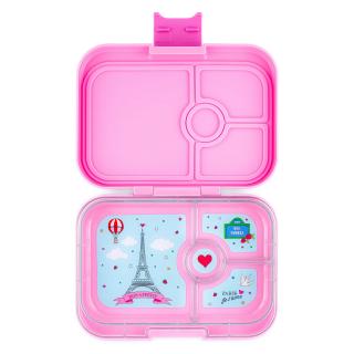 Bento doboz PANINO 4 fifi pink / Paris, 750 ml, Yumbox