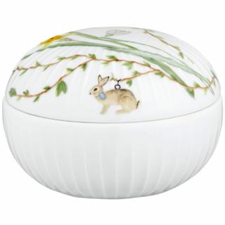 Bonbonniere porcelán doboz HAMMERSHOI SPRING 12 cm, fehér, Kähler