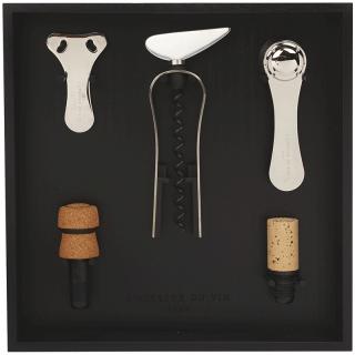 Borkiegészítő készlet LE RÂTELIER À OUTILS DU VIN, 5 db szett, LAtelier du Vin