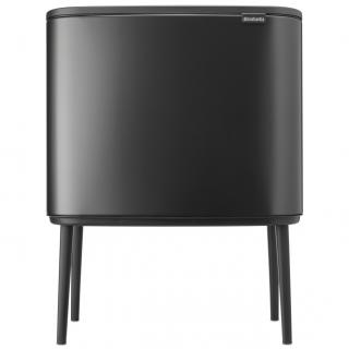 Brabantia BO TOUCH BIN érintős szemeteskosár, 11 + 23 l, szürke, acél