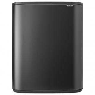 Brabantia BO TOUCH BIN érintős szemeteskosár, 2 x 30 l, szürke, acél