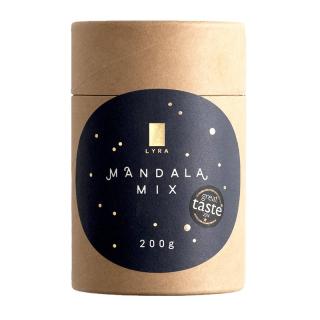 Csokoládé MANDALA MIX 200 g, tej és keserű, LYRA