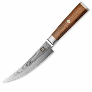 Csontozó kés COCOBOLO LÉ WHITE DAMASCUS 15 cm, barna, Dellinger