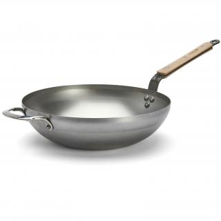 de Buyer MINERAL B BOIS wok, 32 cm, ezüst, acél