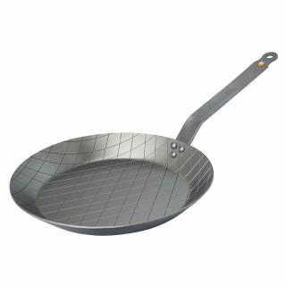 de Buyer MINERAL B steak serpenyő, 24 cm, acél