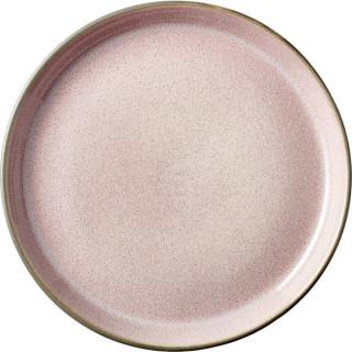 Desszert tányér 17 cm, szürke/világos rózsaszín, Bitz