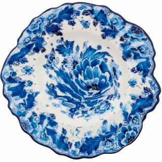 Desszert tányér DIESEL CLASSICS ON ACID DELF ROSE 21 cm, kék, porcelán, Seletti