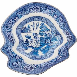 Desszert tányér DIESEL CLASSICS ON ACID GLITCHY WILLOW 21 cm, kék, porcelán, Seletti