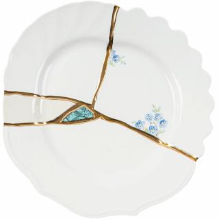 Desszert tányér KINTSUGI 3 21 cm, fehér, Seletti