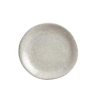 Desszert tányér MODERN WHITE & GREY, 24 cm, MIJ