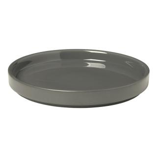 Desszert tányér PILAR ⌀ 14 cm, sötétszürke, kerámia, Blomus