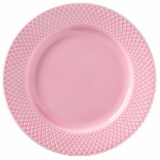 Desszert tányér RHOMBE, 21 cm, rózsaszín, Lyngby