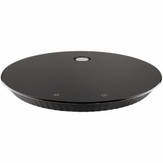 Digitális konyhai mérleg PLISSÉ 27 cm, fekete, műanyag, Alessi