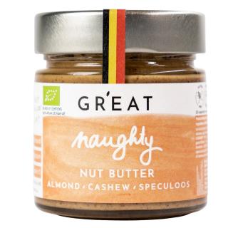 Dióvaj NAUGHTY 220 g, mandula és kesudió, GR'EAT GRANOLA