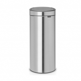 Érintős szemeteskosár TOUCH BIN NEW 30 l, ujjlenyomat-mentes, matt acél, Brabantia