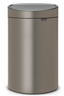 Érintős szemeteskosár TOUCH BIN NEW 40 l, platina, Brabantia