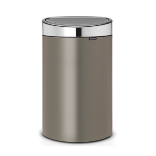 Érintős szemeteskosár TOUCH BIN NEW 40 l, platina matt, Brabantia