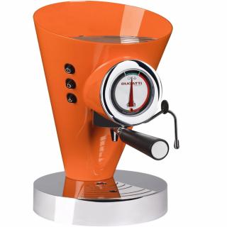 Eszpresszó kávéfőző DIVA EVOLUTION 0,8 l, narancssárga, rozsdamentes acél, Bugatti