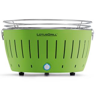 Faszén asztali grill XL, zöld, LotusGrill