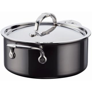 Fazék NANOBOND TITANIUM 20 cm, 2,8 l, rozsdamentes acél, Hestan