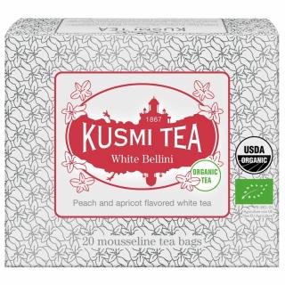 Fehér tea BELLINI, 20 muszlin teafilter, Kusmi Tea