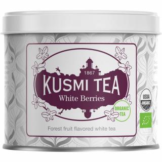 Fehér tea WHITE BERRIES, 90 g laza teakanna, Kusmi Tea
