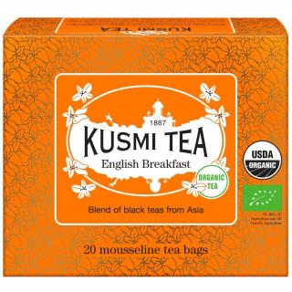 Fekete tea ENGLISH BREAKFAST 20 muszlin teafilterrel, Kusmi Tea