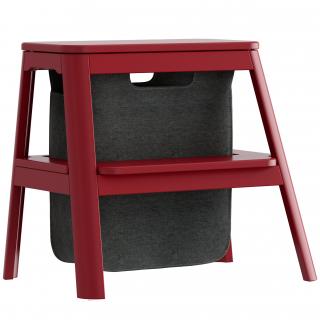 Fellépő STEP IT UP 48 cm, piros, fa, kép