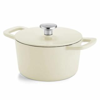 Fissler MOMENTS sütőedény, 20 cm, elefántcsontfehér, öntöttvas