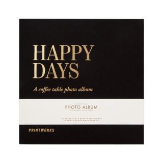 Fotóalbum HAPPY DAYS, fekete, Printworks