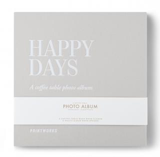 Fotóalbum Happy Days S Printworks ezüst