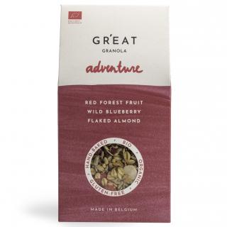 Granola ADVENTURE 300 g, piros gyümölcs, GR'EAT GRANOLA