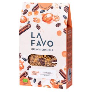 Granola GOING NUTS 300 g, dió és pekándió, LA FAVO