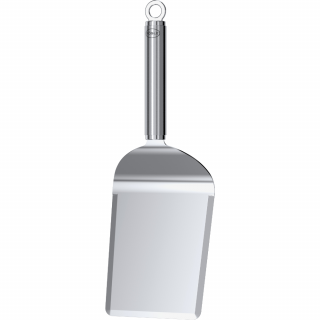 Grill spatula PLANCHA 15 x 12 cm, extra széles, Rösle