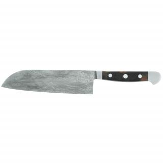 Güde DAMASCUS santoku kés, 18 cm, barna