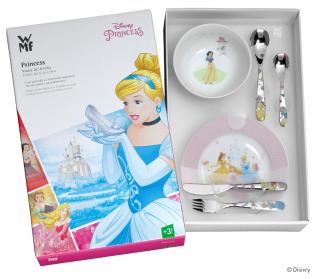 Gyerek evőeszközkészlet DISNEY PRINCESS, 6 db, WMF