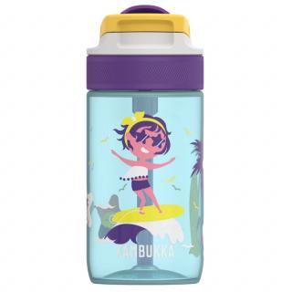 Gyerek palack LAGOON 400 ml, surf girl, tritan, Kambukka