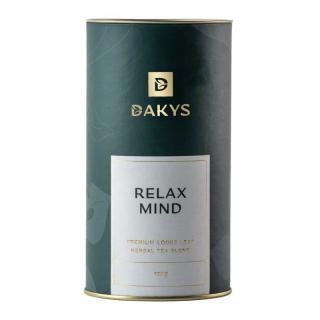 Gyógytea RELAX MIND BIO, 100 g-os doboz, Dakys