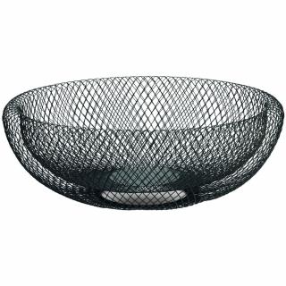 Gyümölcskosár MESH 40 cm, fekete, acél, Philippi