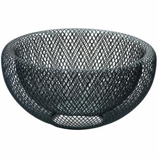 Gyümölcstál MESH 25 cm, fekete, Philippi