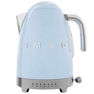 Hőmérséklet-szabályozású vízforraló KLF04PBEU 1,7 l, pasztellkék, Smeg