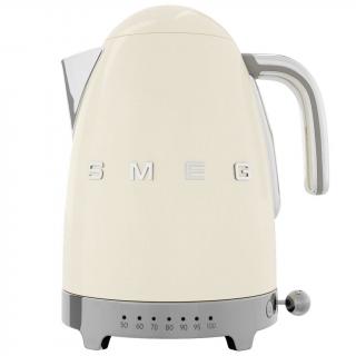 Hőmérséklet-szabályozó vízforraló KLF04CREU 1,7 l, krém színű, Smeg