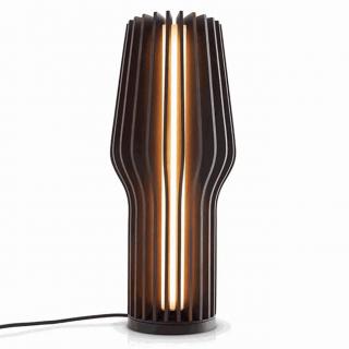 Hordozható asztali lámpa RADIANT 28 cm, LED, sötét barna, fa, Eva Solo