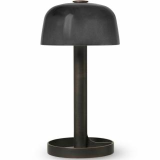 Hordozható asztali lámpa SOFT SPOT 24,5 cm, LED, füstös, Rosendahl